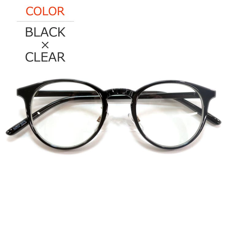 BLACK×CLEAR | サングラス 伊達メガネ メンズ | MERRY PLEASURE
