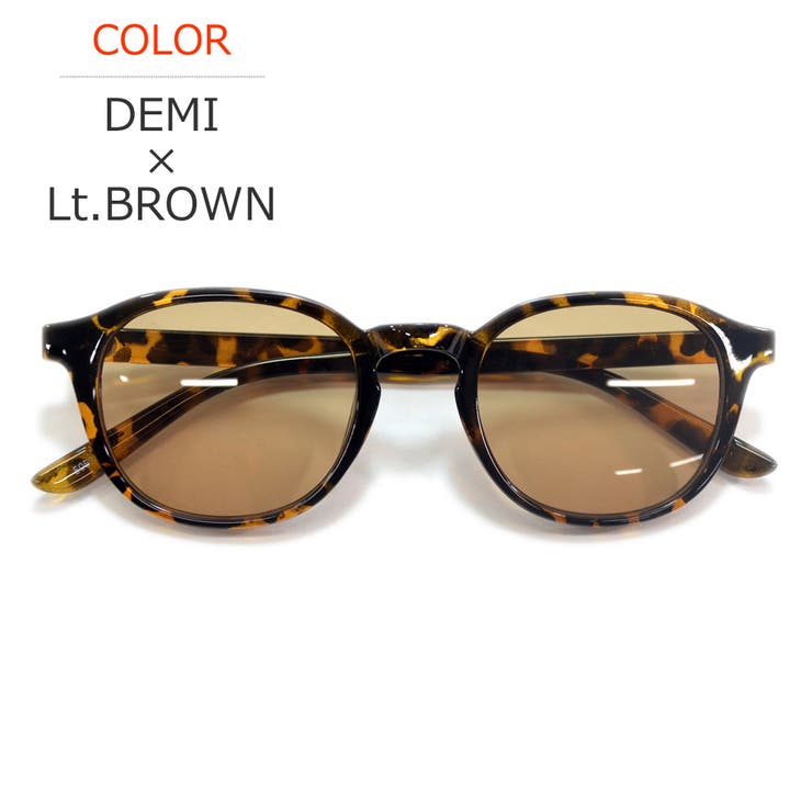DEMI×Lt.BROWN | サングラス 伊達メガネ メンズ | MERRY PLEASURE