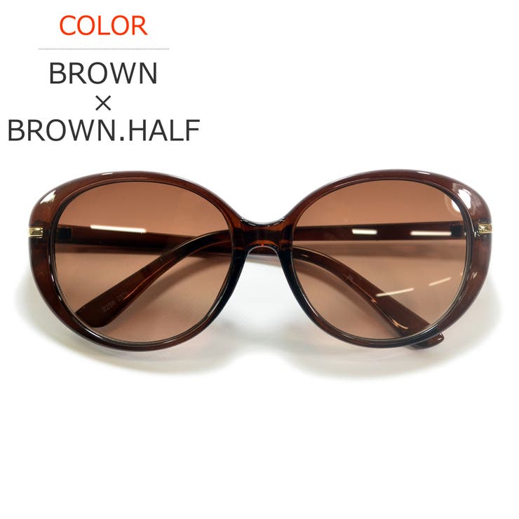 BROWN×BROWN.HALF | サングラス 伊達メガネ メンズ | MERRY PLEASURE