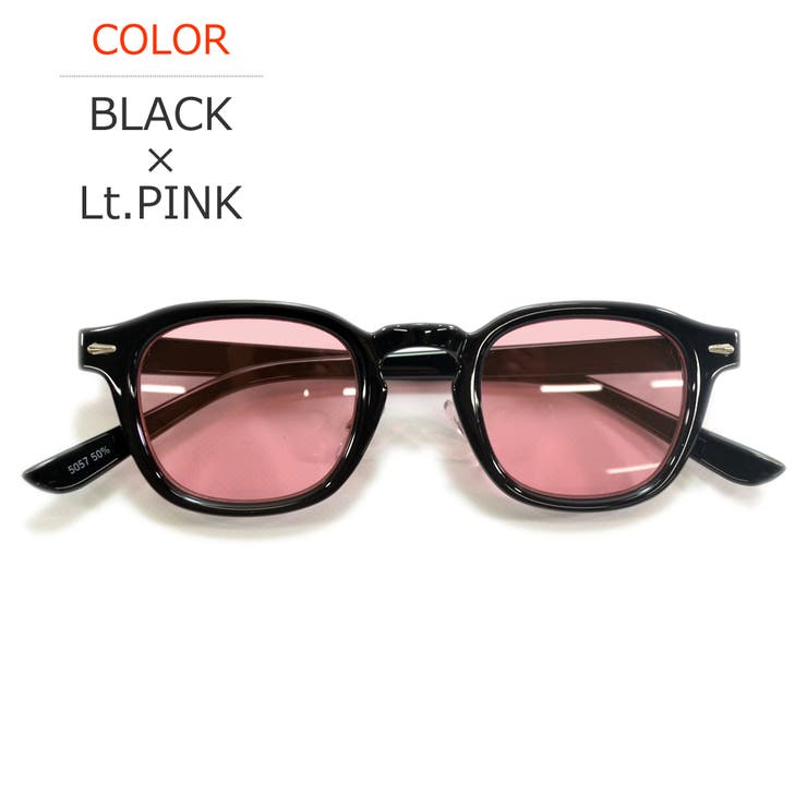 BLACK×Lt.PINK | サングラス 伊達メガネ メンズ | MERRY PLEASURE