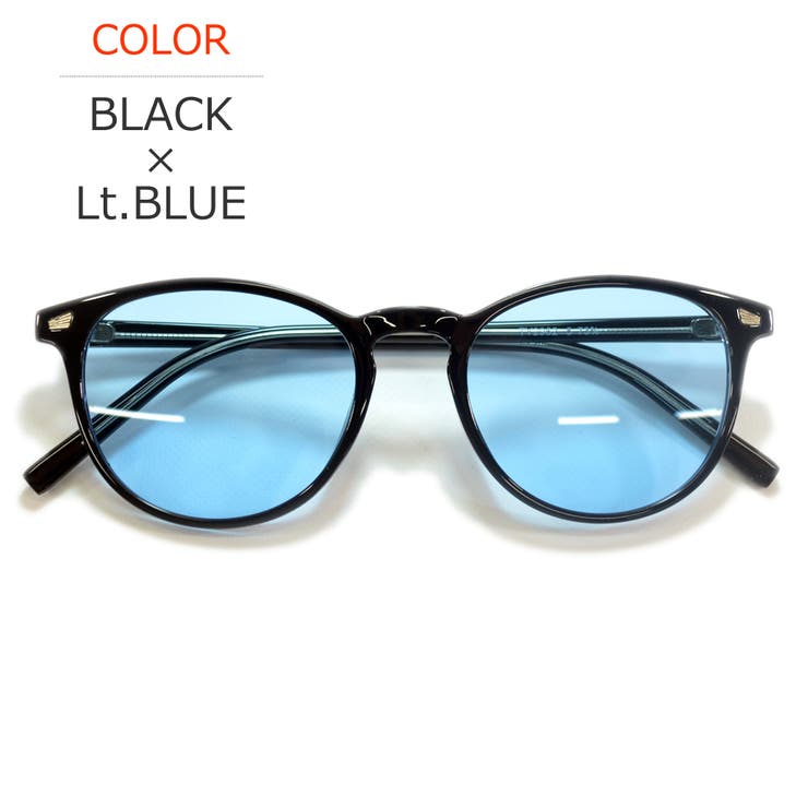 BLACK×Lt.BLUE | サングラス 伊達メガネ メンズ | MERRY PLEASURE