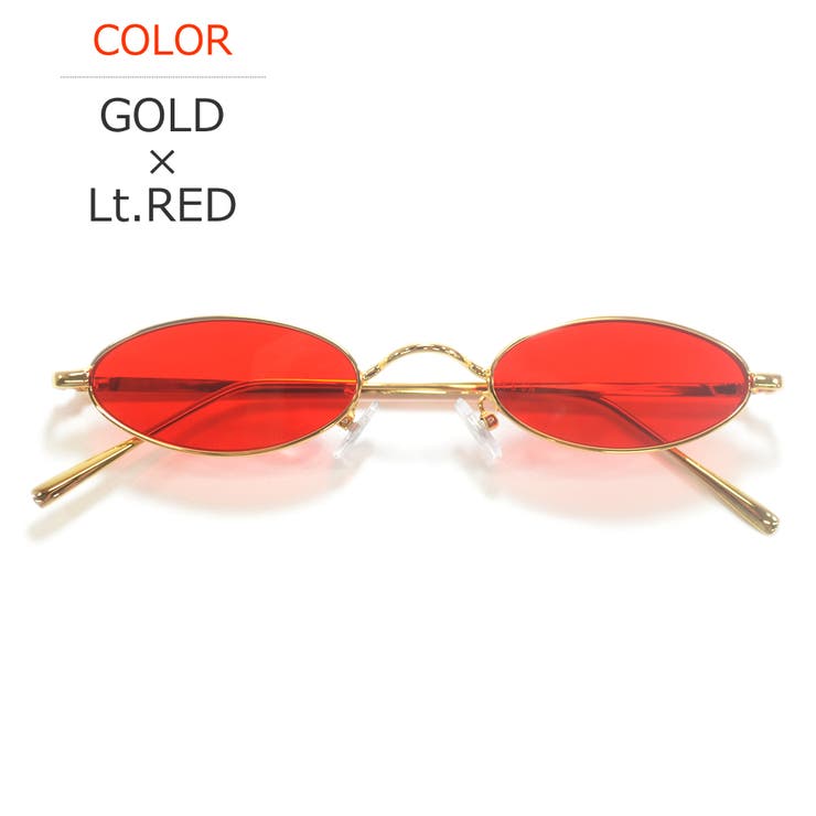 GOLD×Lt.BLUE | サングラス 伊達メガネ メンズ | MERRY PLEASURE