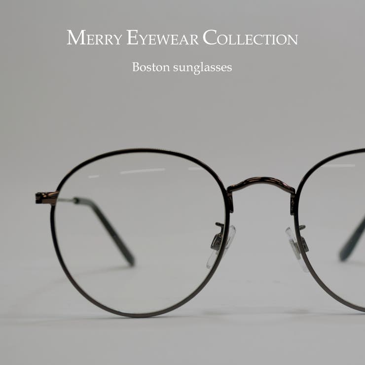 GOLD×CLEAR | サングラス 伊達メガネ メンズ | MERRY PLEASURE