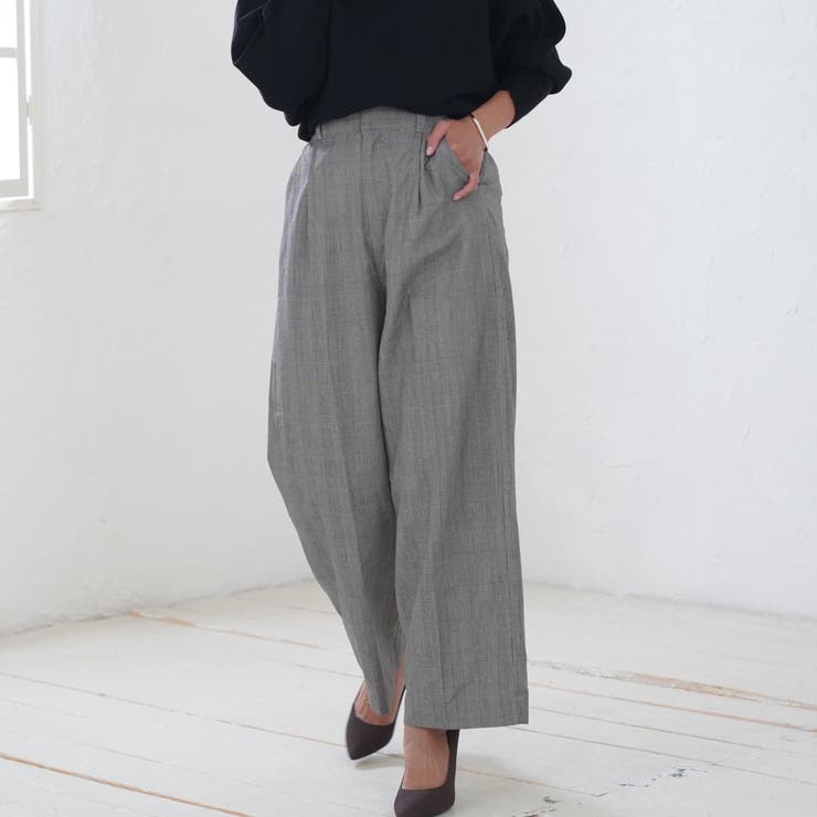ベティスミス♡グレンチェックワイドパンツ 楽天市場】ベティスミス BETTY SMITH コットンリネン グレン