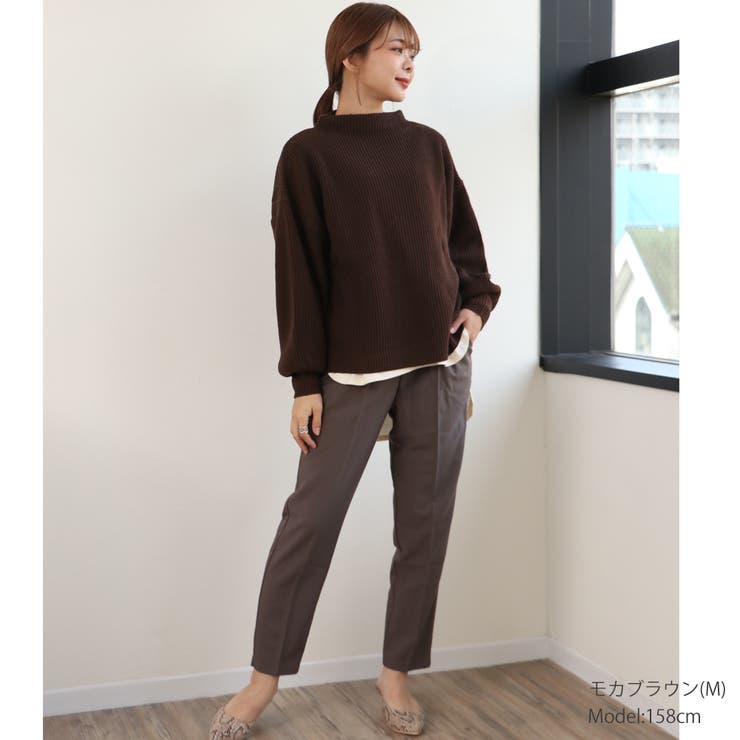 MIUMIU コットンテーパードパンツ size50 イタリー製