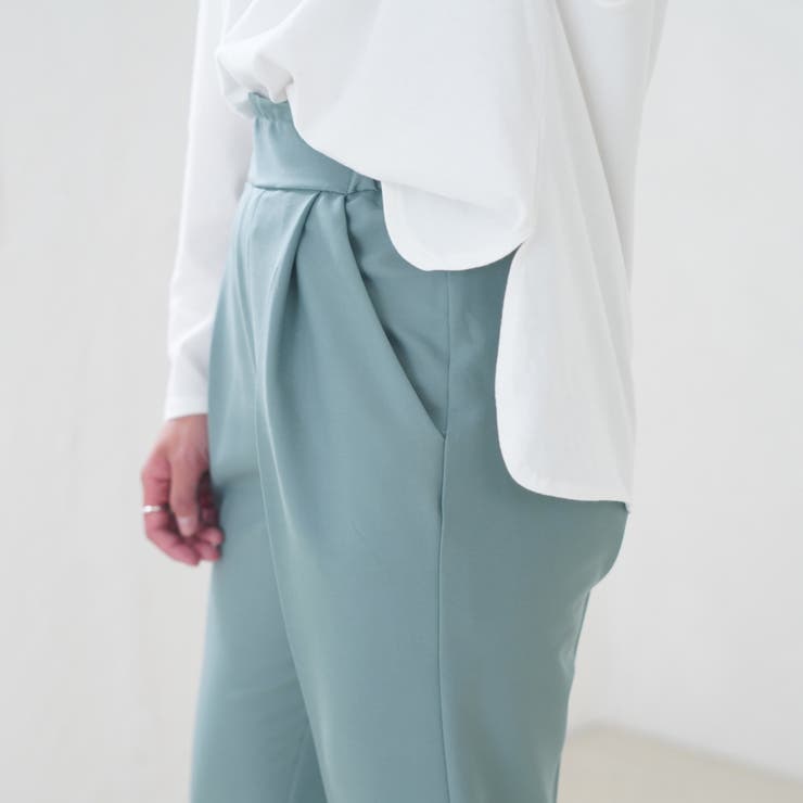 テーパードパンツ タックパンツ レディース | MiiDUE | 詳細画像26 