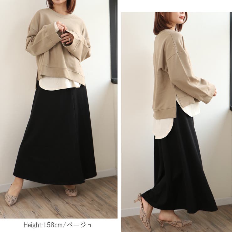 ワイドスリーブ プルオーバー トップス | MiiDUE | 詳細画像11 