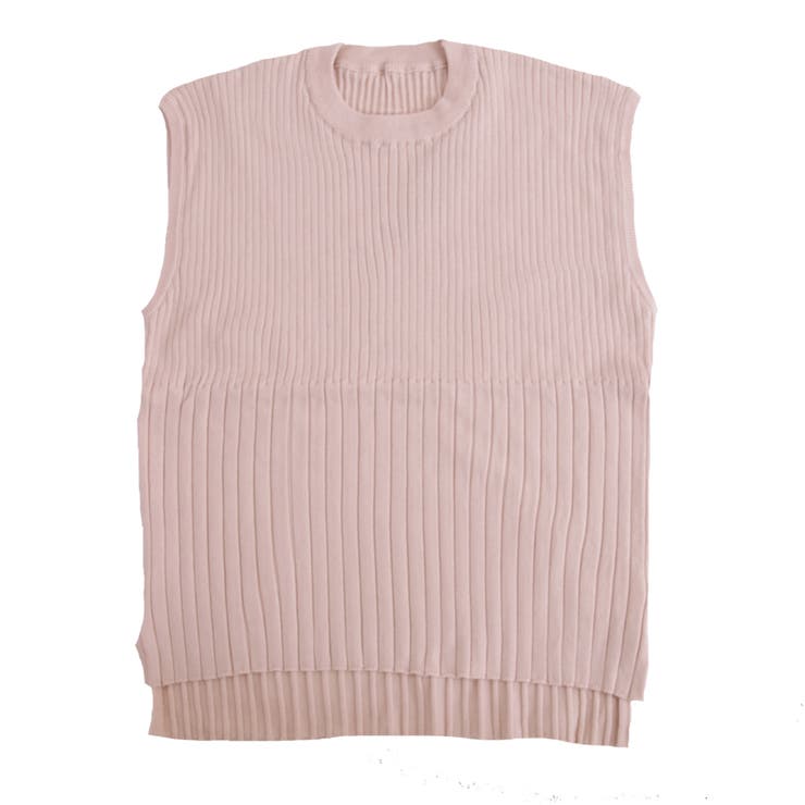 リブニット 半袖 フレンチスリーブ | MiiDUE | 詳細画像22 