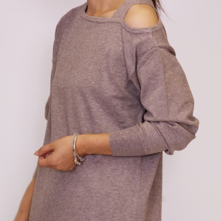 ニットワンピース ロング ニット | MiiDUE | 詳細画像4 