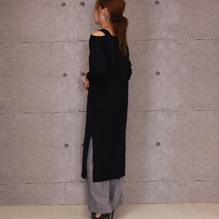 ニットワンピース ロング ニット | MiiDUE | 詳細画像8 