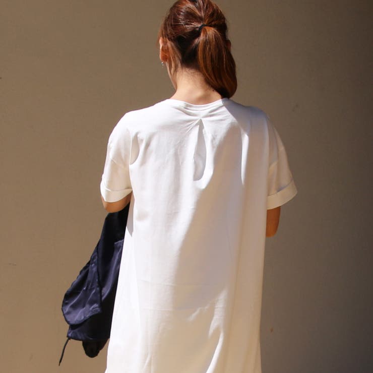 ロングtシャツ 半袖 Tシャツ 品番 Midw Miidue ミイデューエ のレディースファッション通販 Shoplist ショップリスト