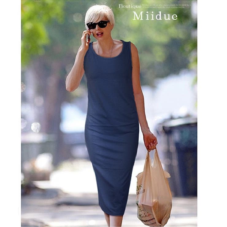 タイト×きれいめカジュアルに♪マキシワンピ リゾート 夏 | MiiDUE | 詳細画像3 