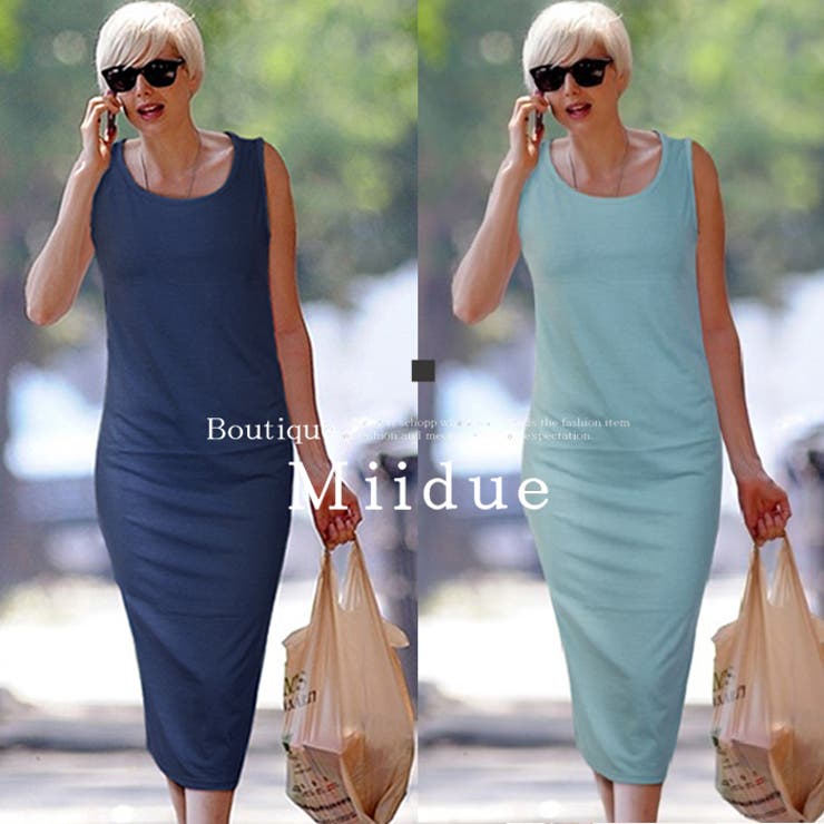 タイト×きれいめカジュアルに♪マキシワンピ リゾート 夏 | MiiDUE | 詳細画像7 