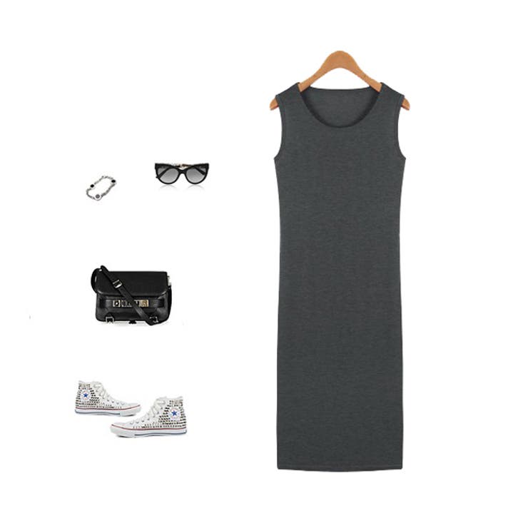 タイト×きれいめカジュアルに♪マキシワンピ リゾート 夏 | MiiDUE | 詳細画像8 