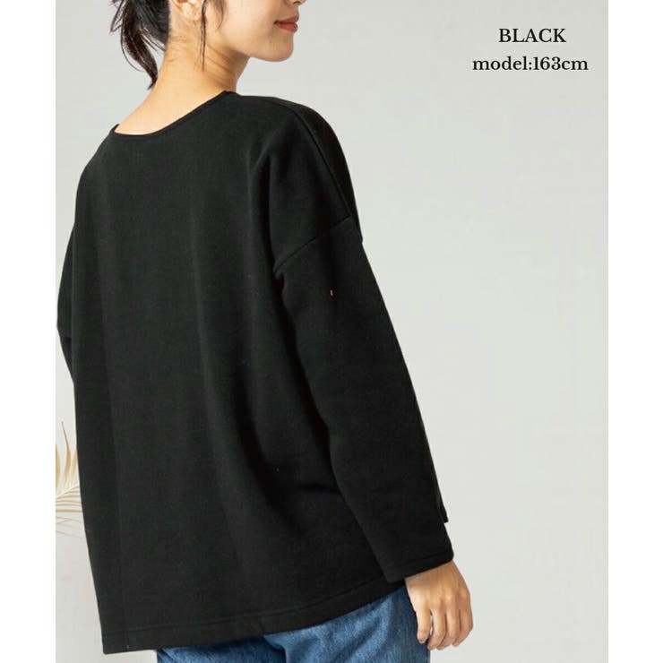 裏起毛 チュニック プルオーバー | MiiDUE | 詳細画像11 