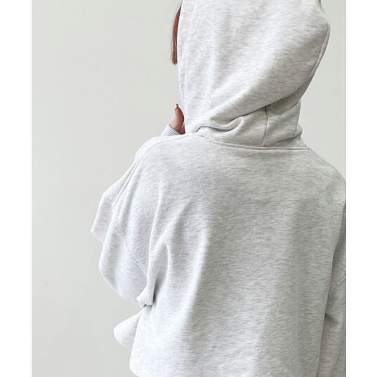 裏毛 パーカー トップス | MiiDUE | 詳細画像7 