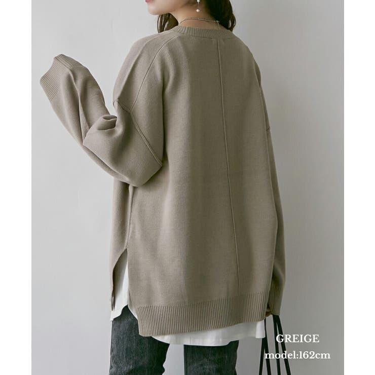 ニット セーター チュニック | MiiDUE | 詳細画像6 