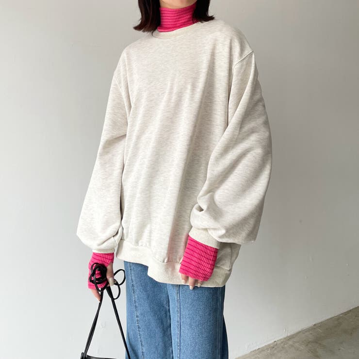 オートミール | 裏毛 スウェット トレーナー | MiiDUE