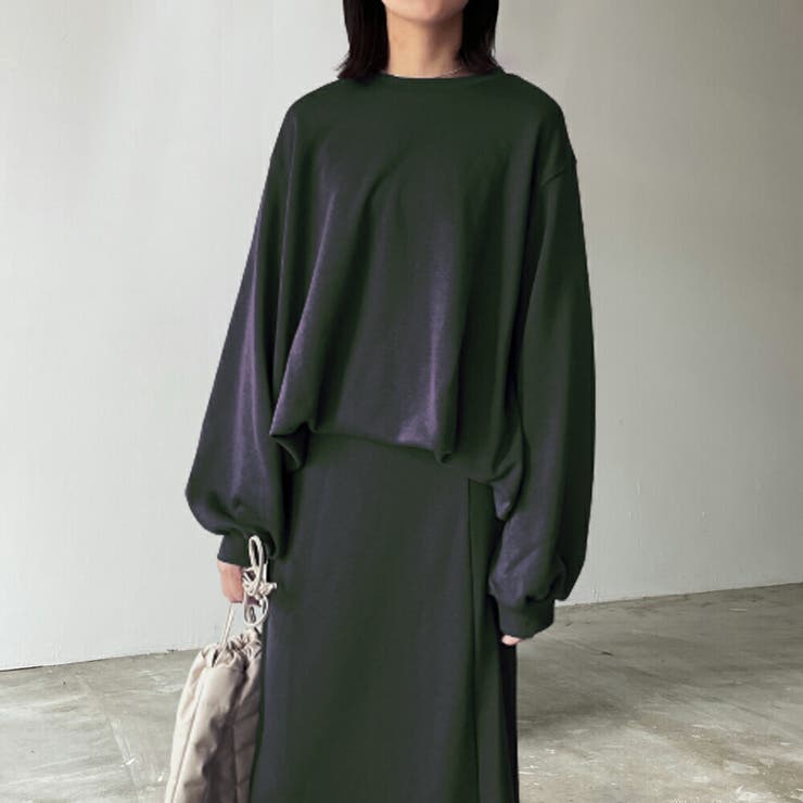 ブラック | 裏毛 スウェット トレーナー | MiiDUE