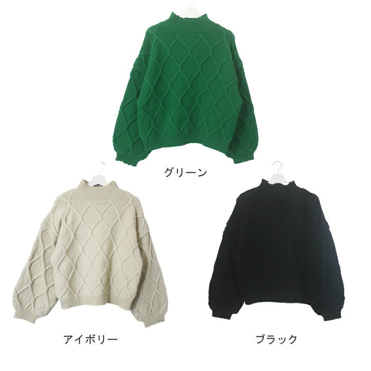 厚手タートルネックニットレディースハイネックセーター長袖トップス秋冬