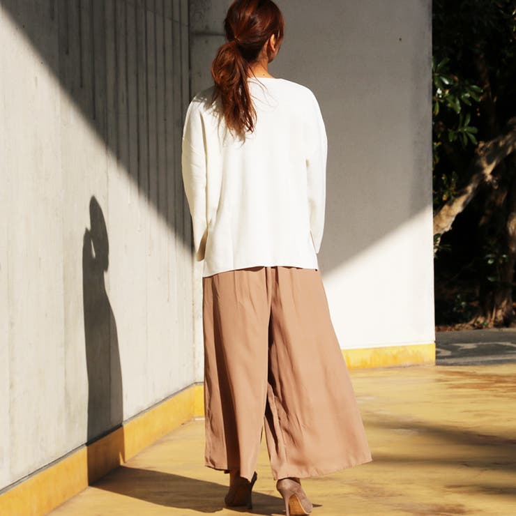 ニット レディース ゆるニット ニット Vネック 無地 | MiiDUE | 詳細画像14 