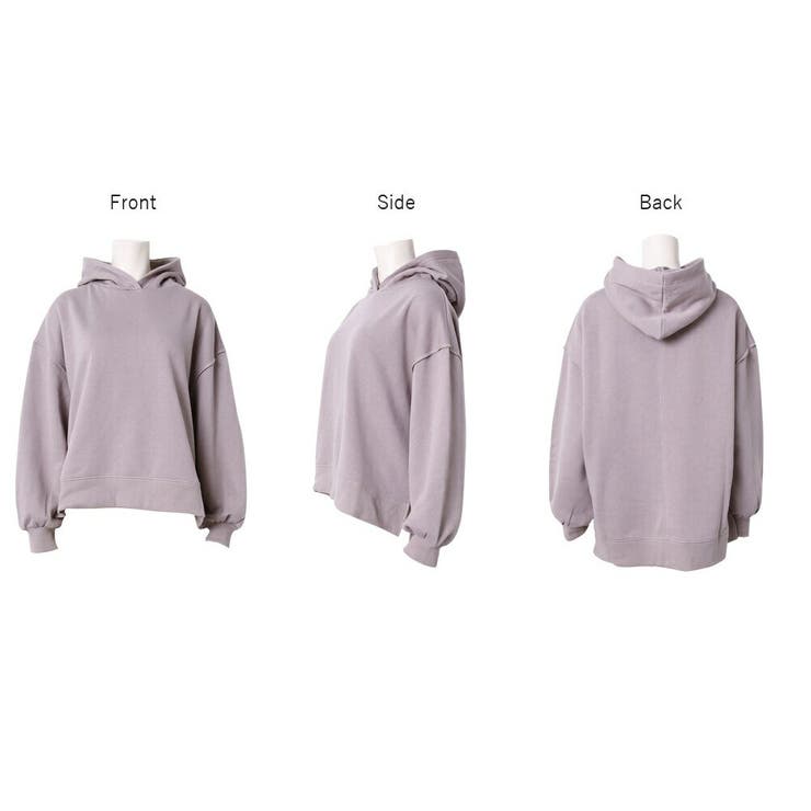 裏起毛 フードパーカー パーカー | MiiDUE | 詳細画像13 