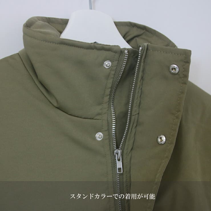 【送料無料/メール便対応】ミリタリージャケットミリタリーコートミリタリーコートスプリングコートスプリング春コートジャケット春コートアウターレディースモッズコートカーキミリタリー/ミイデューエ