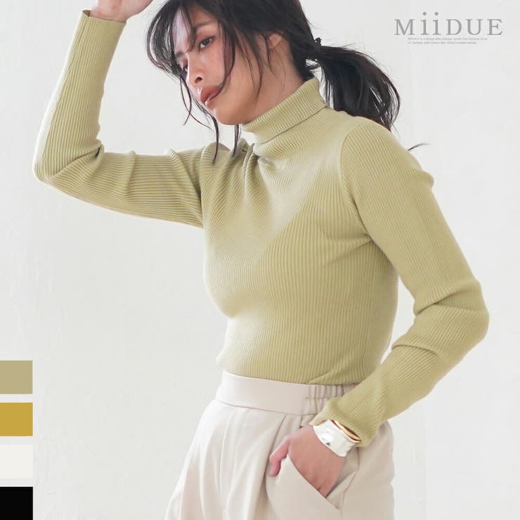 ショートタートル 春 ニット | MiiDUE | 詳細画像1 