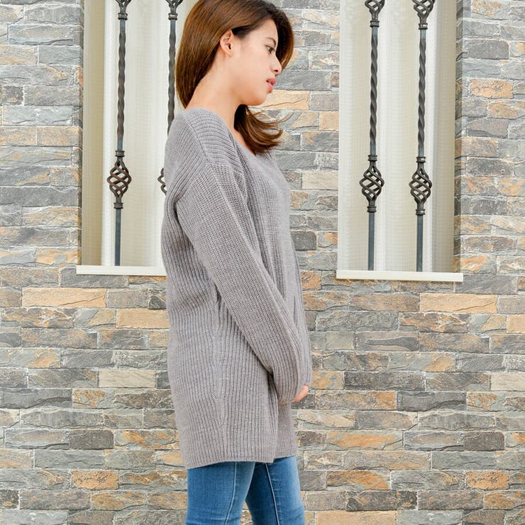 ざっくり Vネック ニット 品番 Midw Miidue ミイデューエ のレディースファッション通販 Shoplist ショップリスト