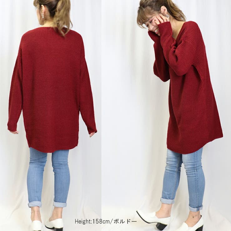 ざっくり Vネック ニット 品番 Midw Miidue ミイデューエ のレディースファッション通販 Shoplist ショップリスト