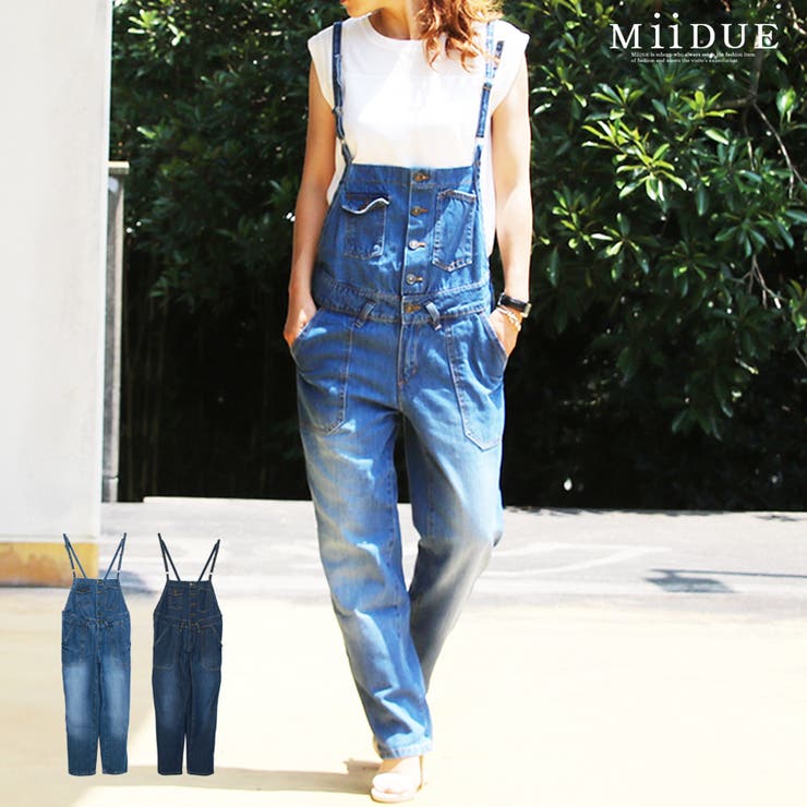 サロペット デニム パンツ 品番 Midw Miidue ミイデューエ のレディースファッション通販 Shoplist ショップリスト