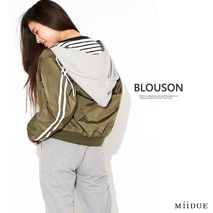 サイドライン Ma 1 品番 Midw Miidue ミイデューエ のレディースファッション通販 Shoplist ショップリスト