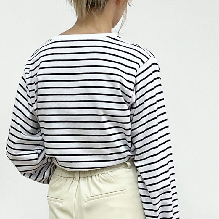 2024 新品タグ付　ドゥーズィエムクラス　ボーダー　カットソー　Tシャツ　長袖 Deuxieme Classe（ドゥーズィエムクラス）の「MARINE BORDER（T