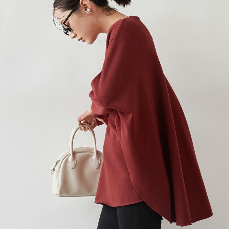 エンジ | スウェット 裏起毛 トレーナー | MiiDUE