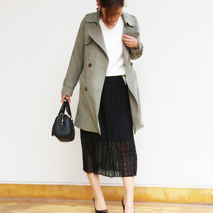 トレンチコート スプリングコート レディース 品番 Midw Miidue ミイデューエ のレディースファッション通販 Shoplist ショップリスト