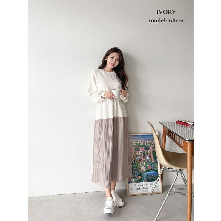 裏起毛 ワンピース ワンピ | MiiDUE | 詳細画像9 