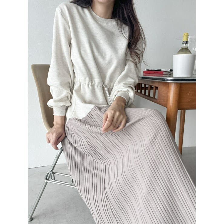 オートミール | 裏起毛 ワンピース ワンピ | MiiDUE