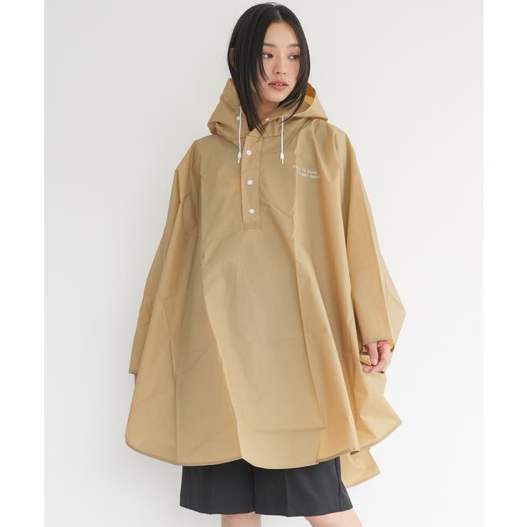 ベージュ | レディース レインポンチョ レイングッズ | mili an deni