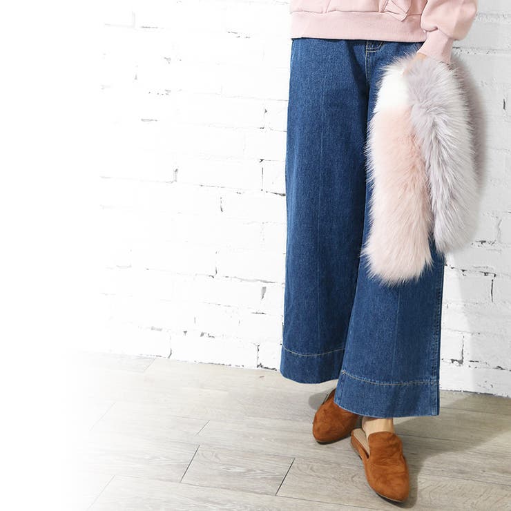 フェイクファー 配色 ティペット | mili an deni | 詳細画像7 