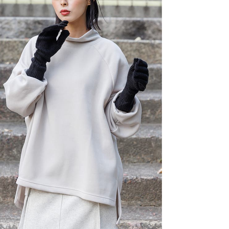 カラーニットアームカバー 手袋 フリーサイズ | mili an deni | 詳細画像11 