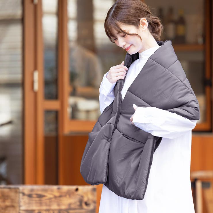 中綿変形ストール ファイバーダウン ベスト | mili an deni | 詳細画像6 