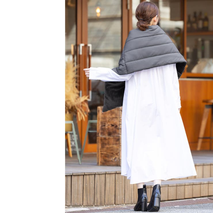 中綿変形ストール ファイバーダウン ベスト | mili an deni | 詳細画像7 