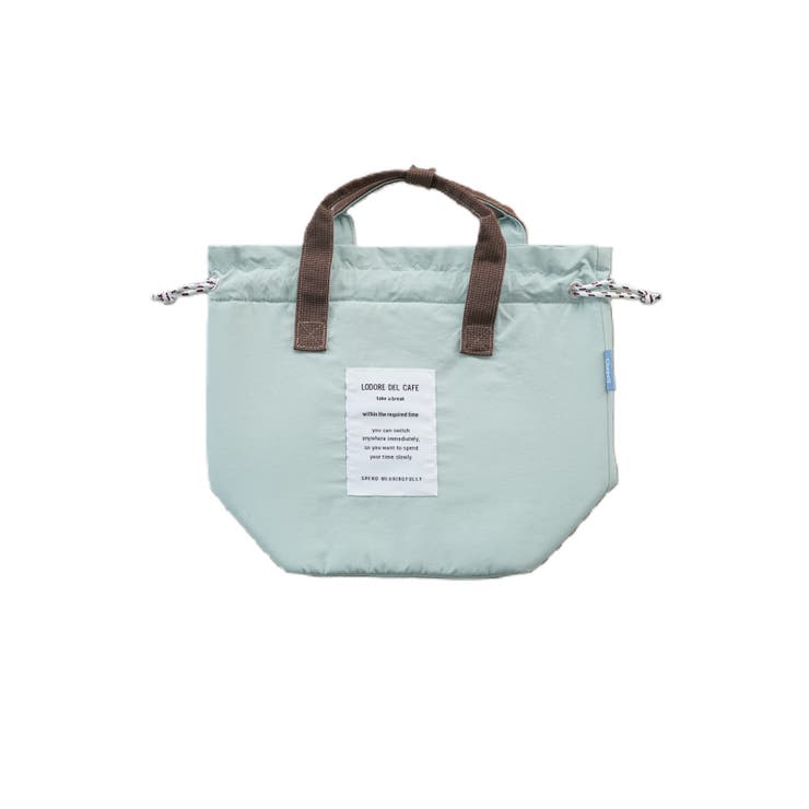 スモーキーブルー | 保冷巾着ランチバッグ 保冷素材 バッグ | mili an deni