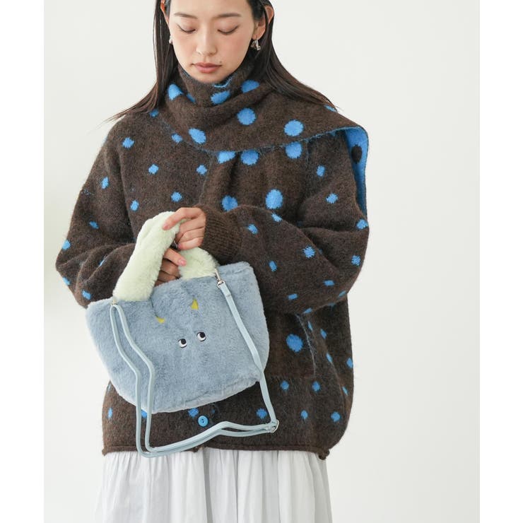 ウィンド | 2WAYミニトートバッグ ファー素材 モンスター | mili an deni