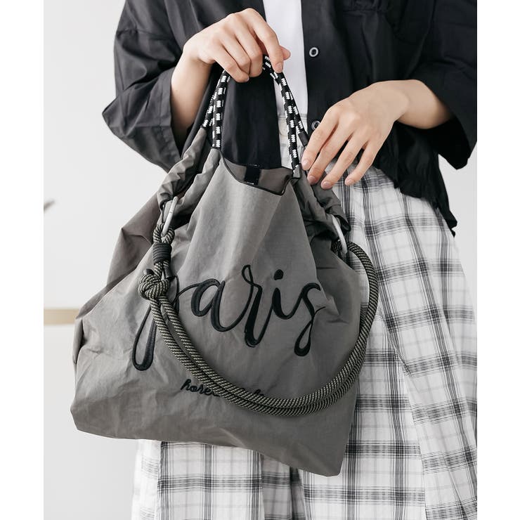 カーキ | ３ＷＡＹフォントロープトートバッグ トートバッグ ショルダーバッグ | mili an deni