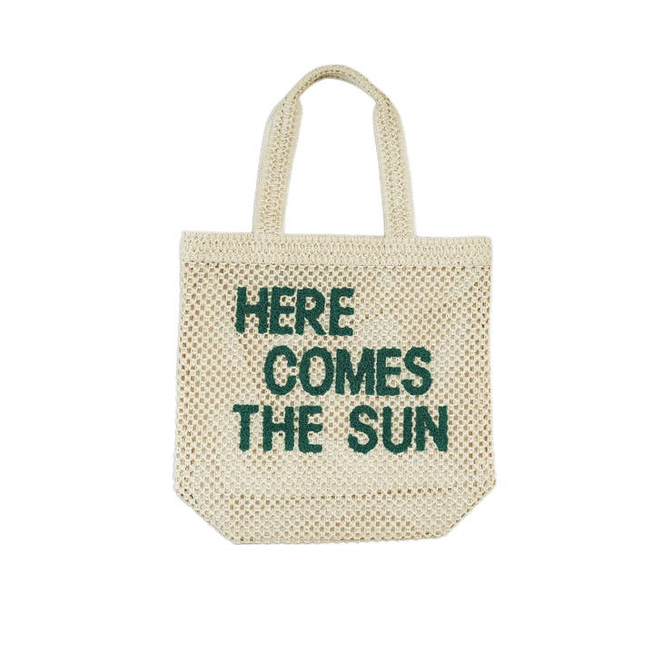 ベージュ | バッグ レディース ロゴジュートトートバッグ | mili an deni
