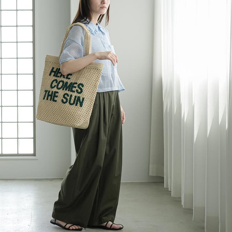 バッグ レディース ロゴジュートトートバッグ | mili an deni | 詳細画像19 