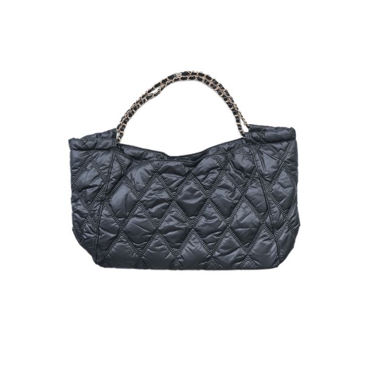 ブラック | キルティングバッグ レディース トートバッグ | mili an deni