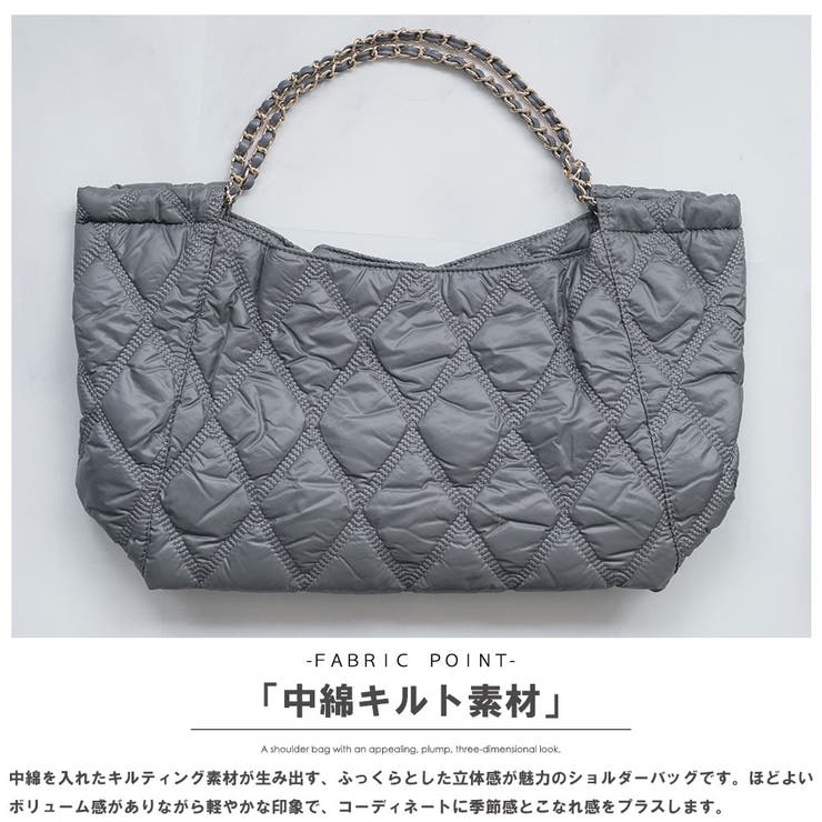 キルティングバッグ レディース トートバッグ | mili an deni | 詳細画像22 