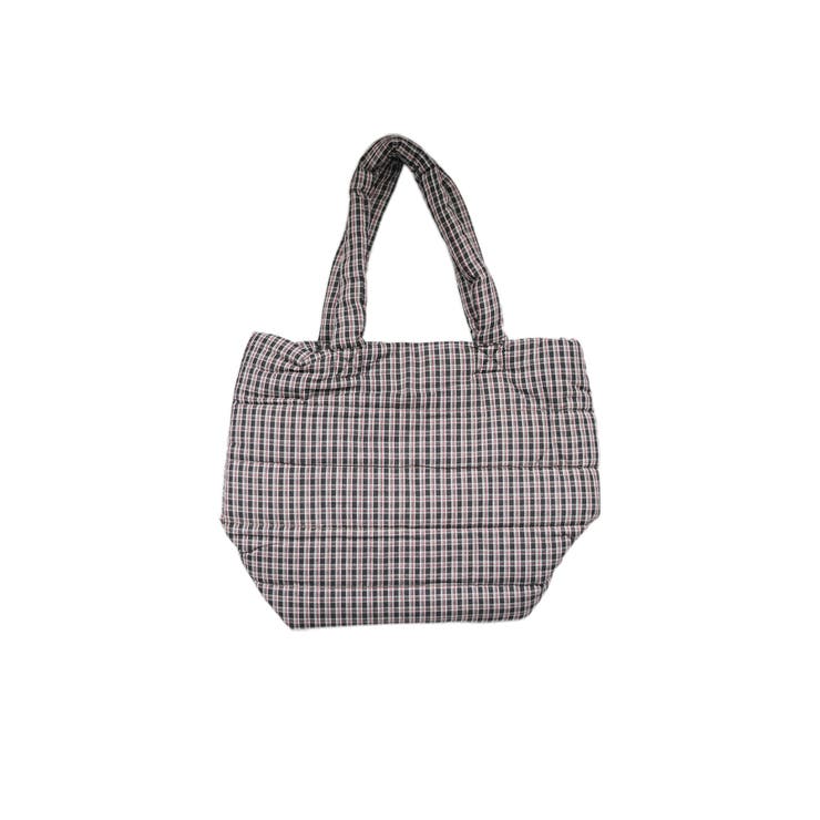ブラックチェック | トートバッグ レディース キルティング | mili an deni